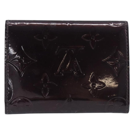 Louis Vuitton Elise Monogram Vernis, Burgundy, Patent Leather, Wallet