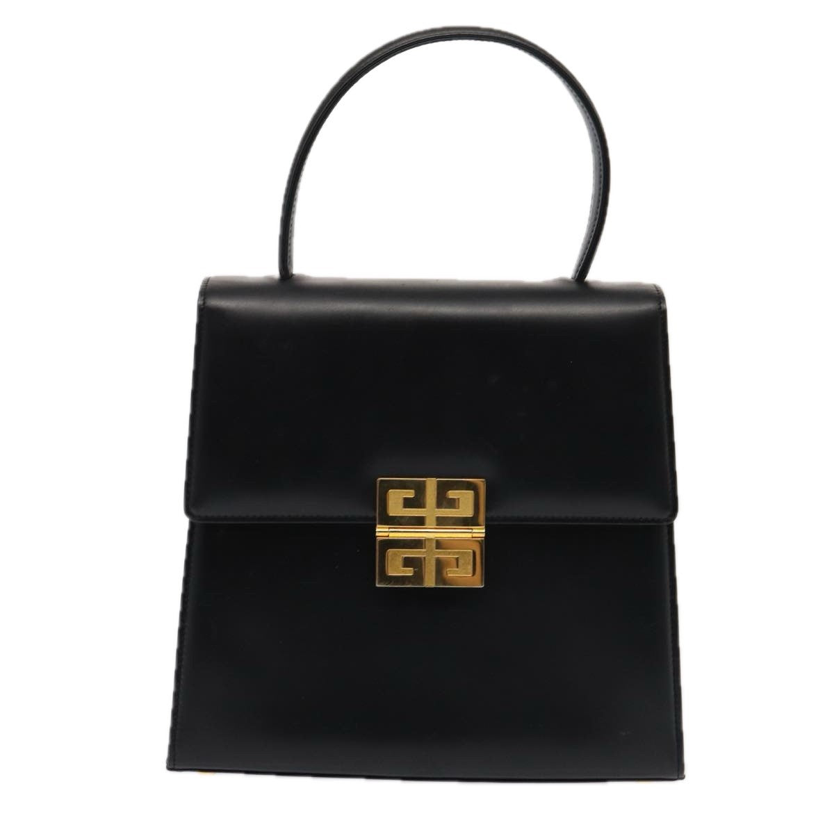 Givenchy Vintage 4G Leather, Black, Leather, Handbag