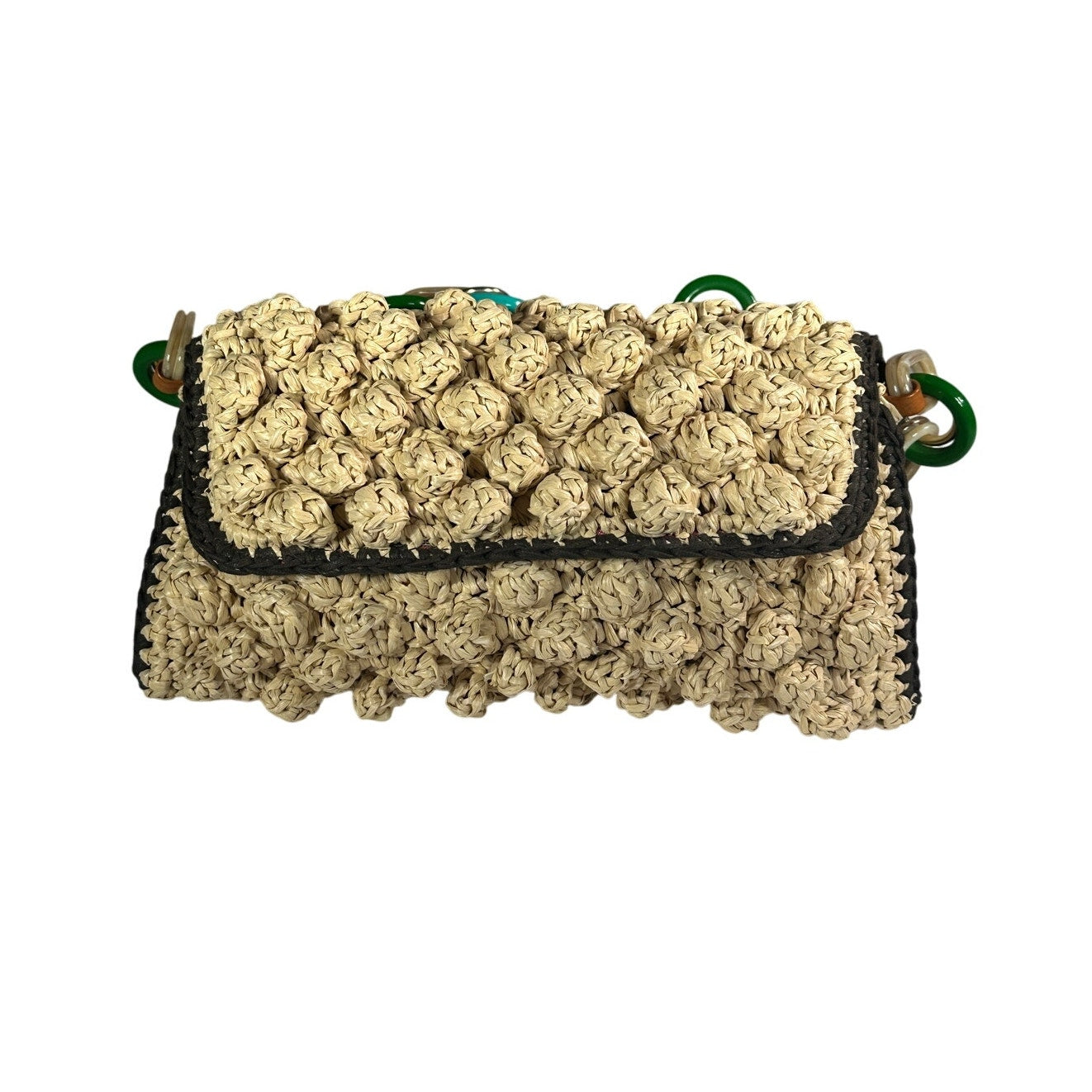 MISSONI Raffia Shoulder Bag