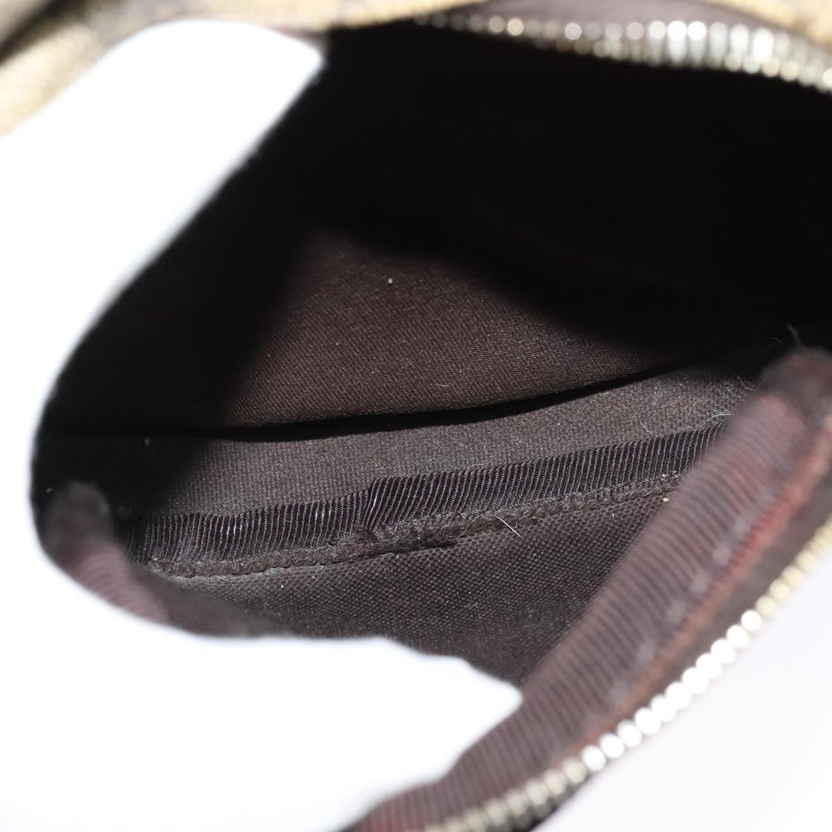 Gucci Double Pocket Messenger GG Coated Canvas, Beige, Canvas, Handbag