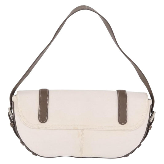 Loewe Shoulder bag Canvas, White, Canvas, Shoulder Bag