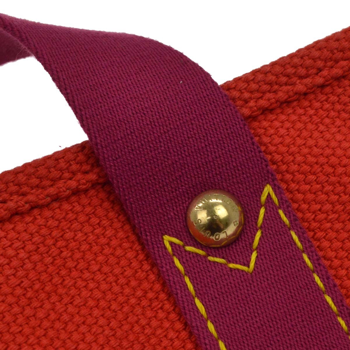 Louis Vuitton Antigua Canvas, Red, Canvas, Tote Bag