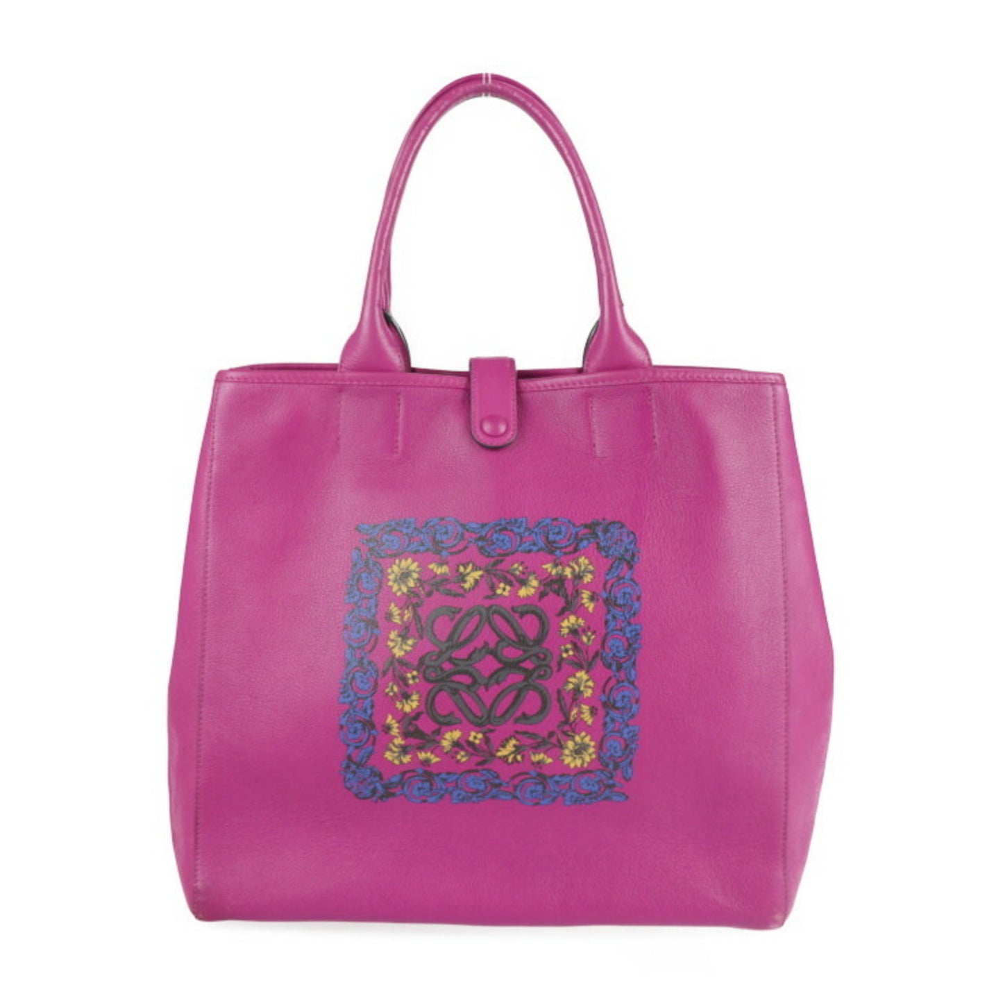 Loewe Barocco, Purple, Leather, tote