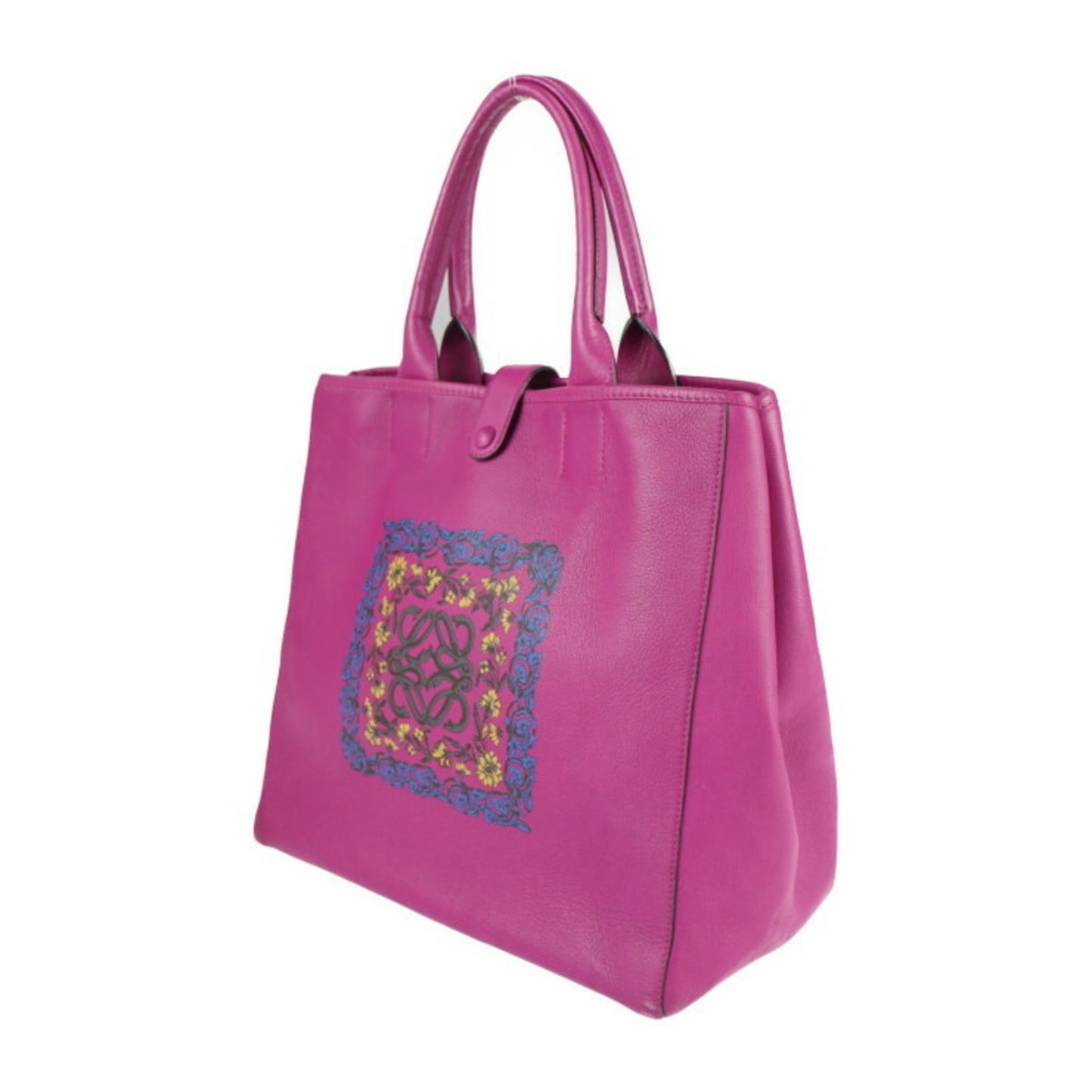 Loewe Barocco, Purple, Leather, tote