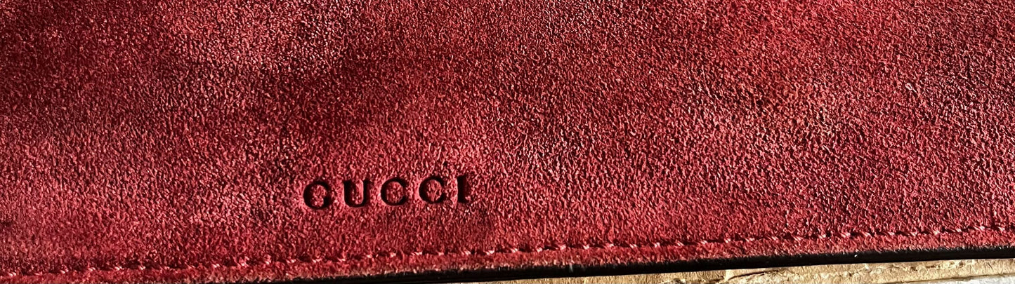 Gucci GG Marmont Pouch Coated Canvas, MULTICOLOUR, CANVAS, Clutche & pouche