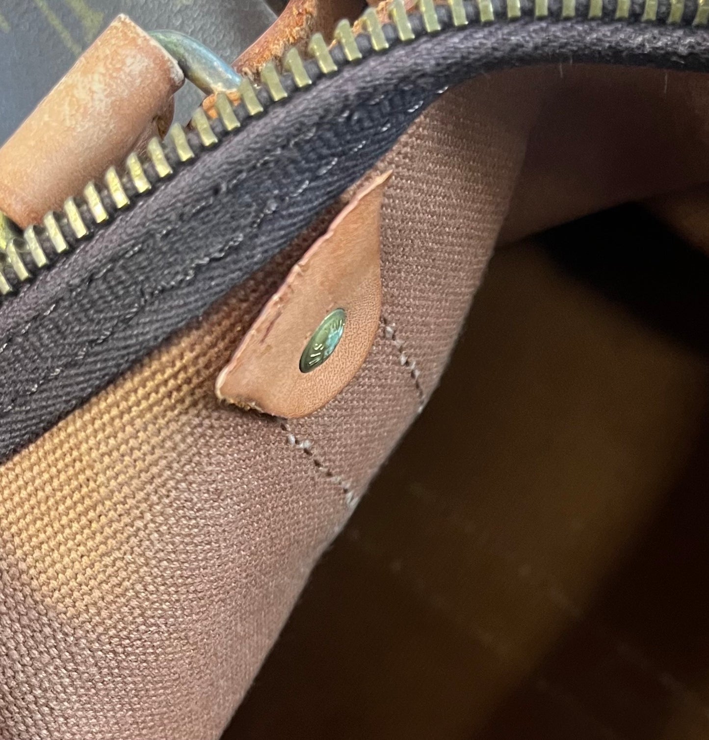 Louis Vuitton Keepall Monogram Canvas, Brown, Canvas, Travel Bag
