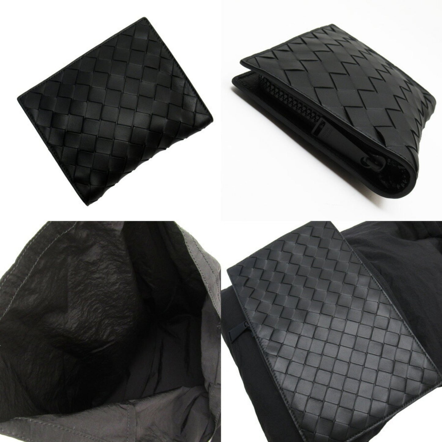 Bottega Veneta, Black, Leather, shoulder