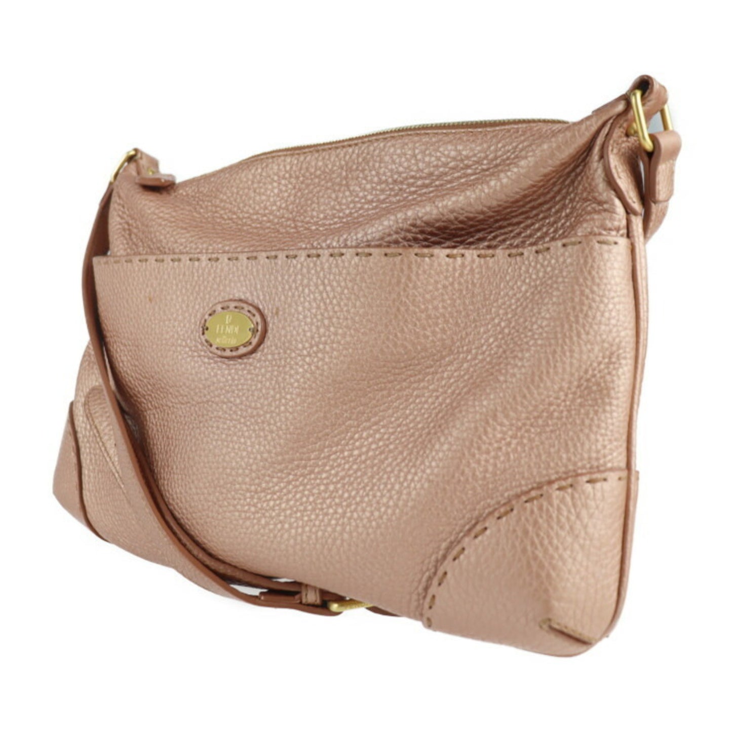 Fendi Selleria, Pink, Leather, shoulder
