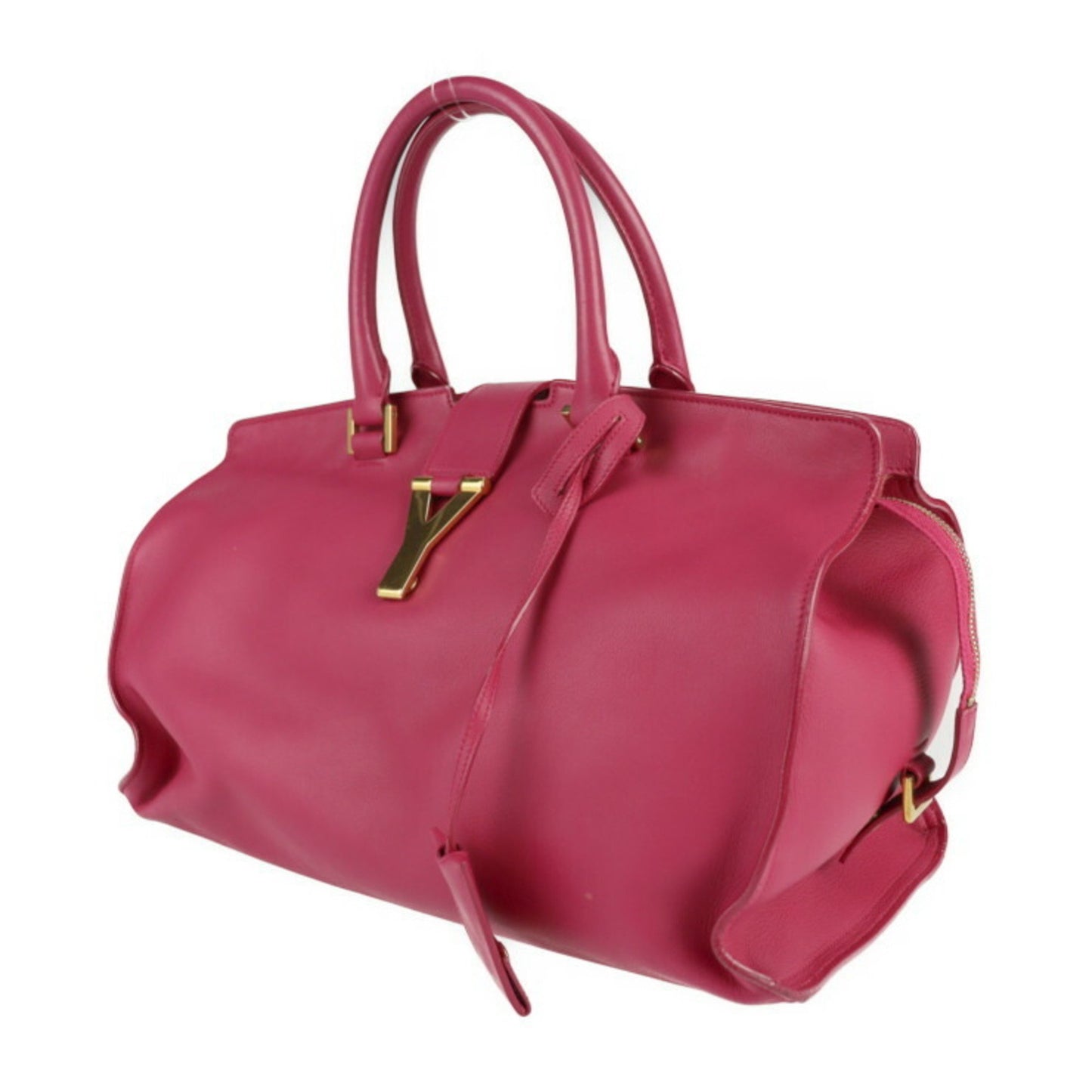 Saint Laurent Y line, Pink, Leather, handbag