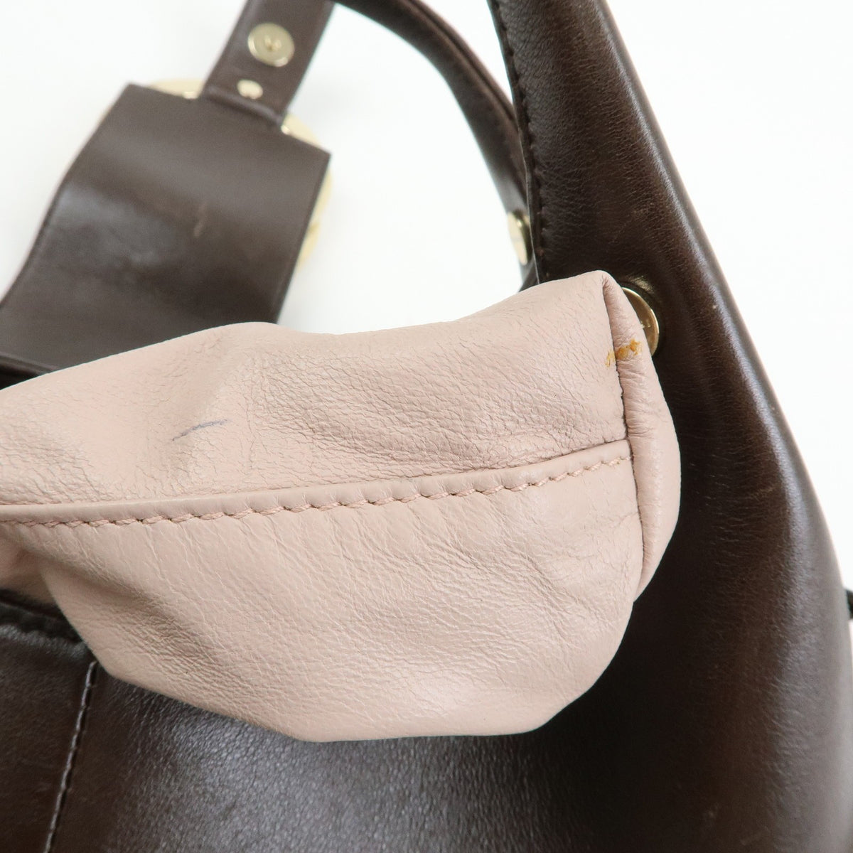 Bvlgari Chandra Hobo Canvas and Leather, Beige, Canvas, Shoulder Bag