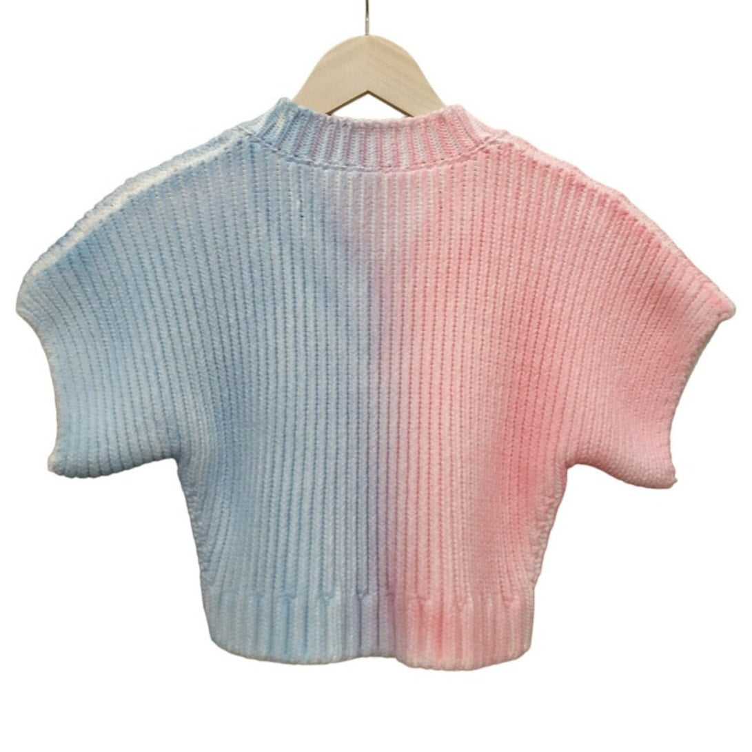 JACQUEMUS Ribbed Cropped Sweater Top