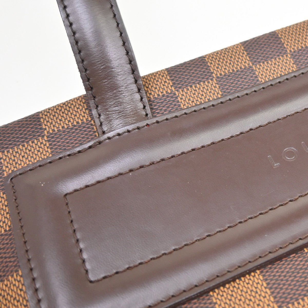 Louis Vuitton Clifton Damier Ebene, Brown, Canvas, Tote Bag