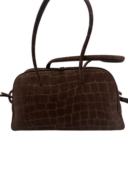 Jacquemus TURISMO Suede, BROWN, SUEDE, Handbag