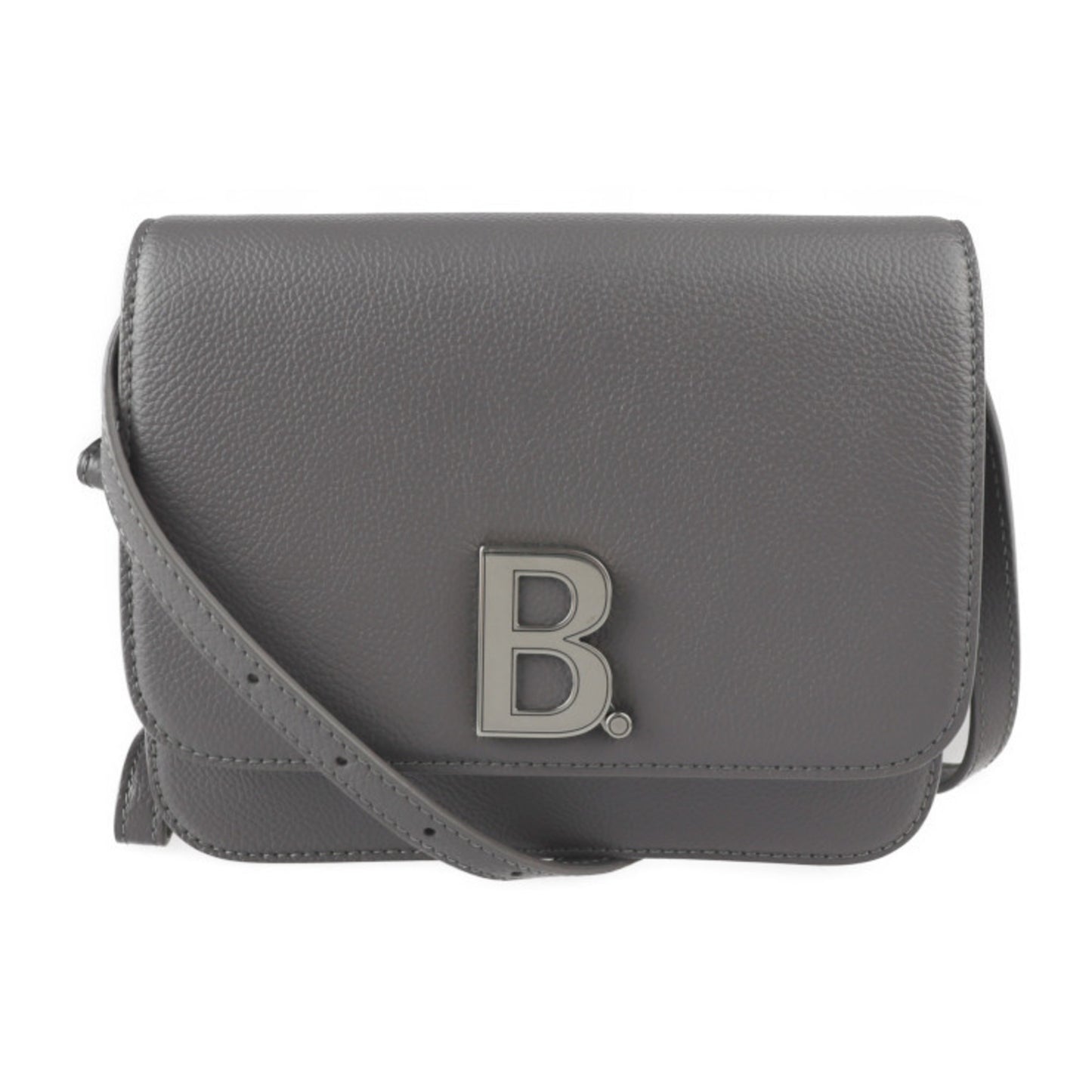 Balenciaga, Grey, Leather, shoulder