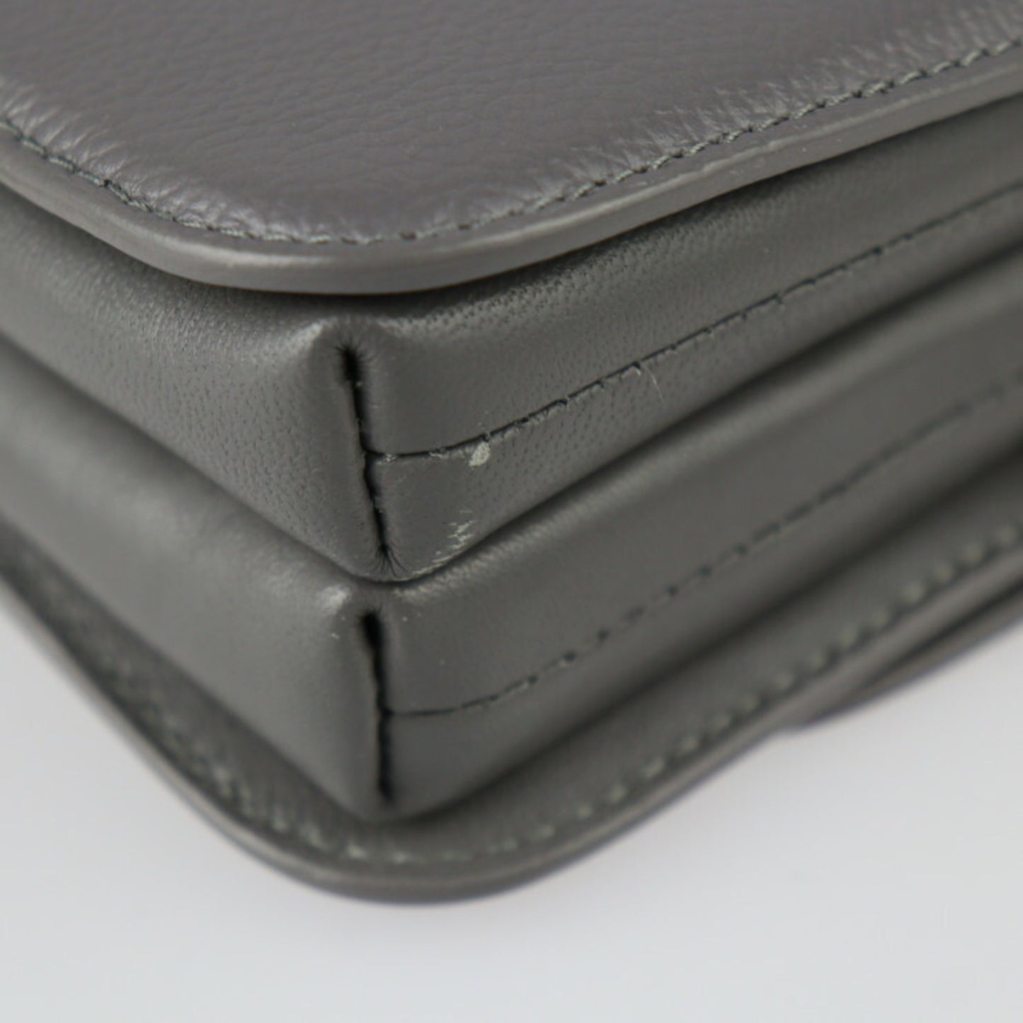 Balenciaga, Grey, Leather, shoulder