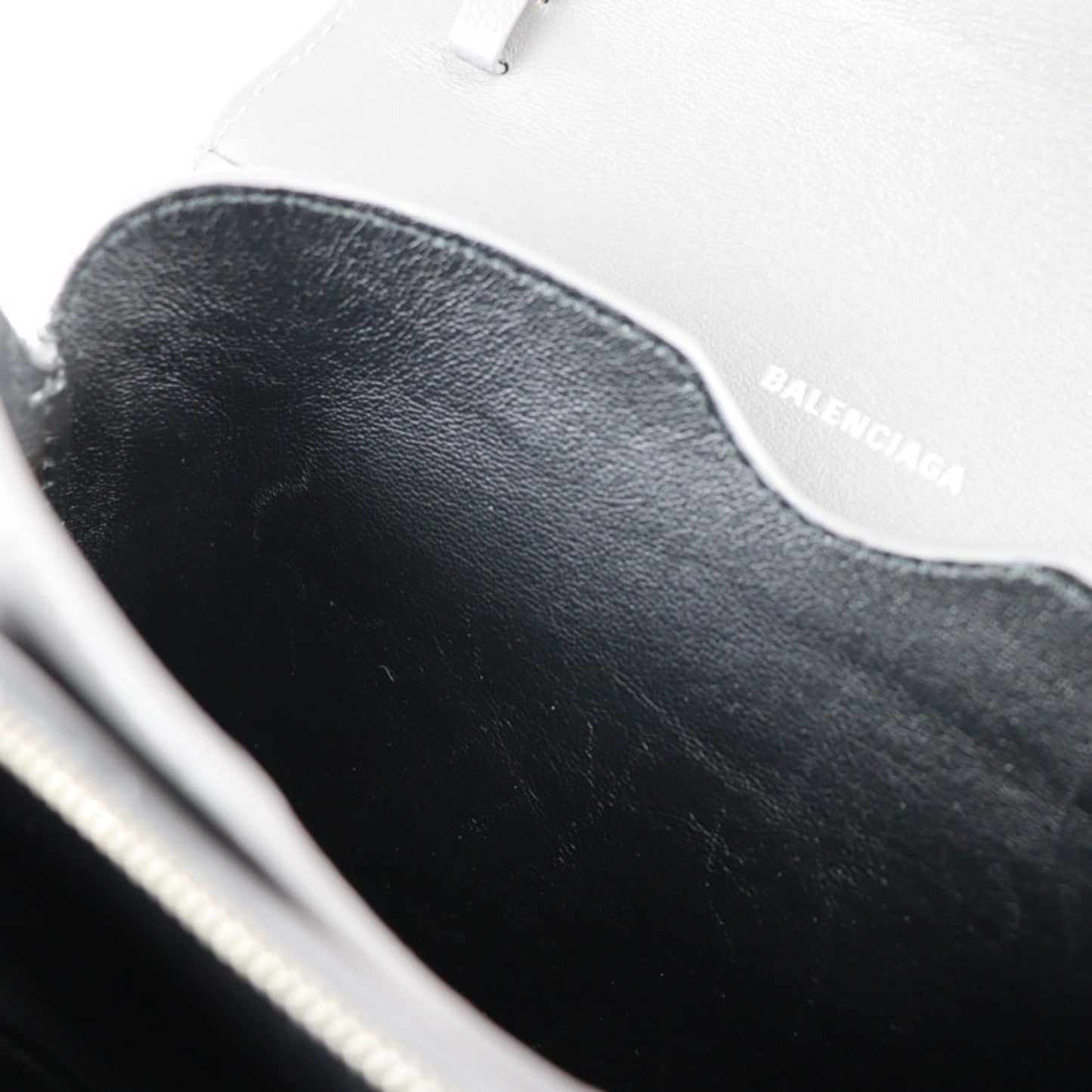 Balenciaga, Grey, Leather, shoulder