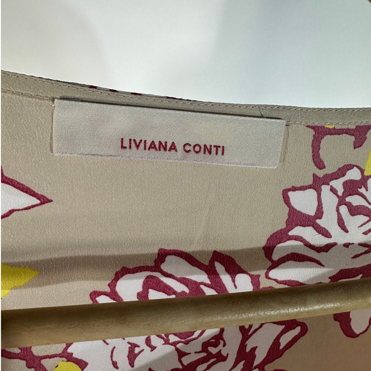 Liviana Conti Floral Silk Blouse
