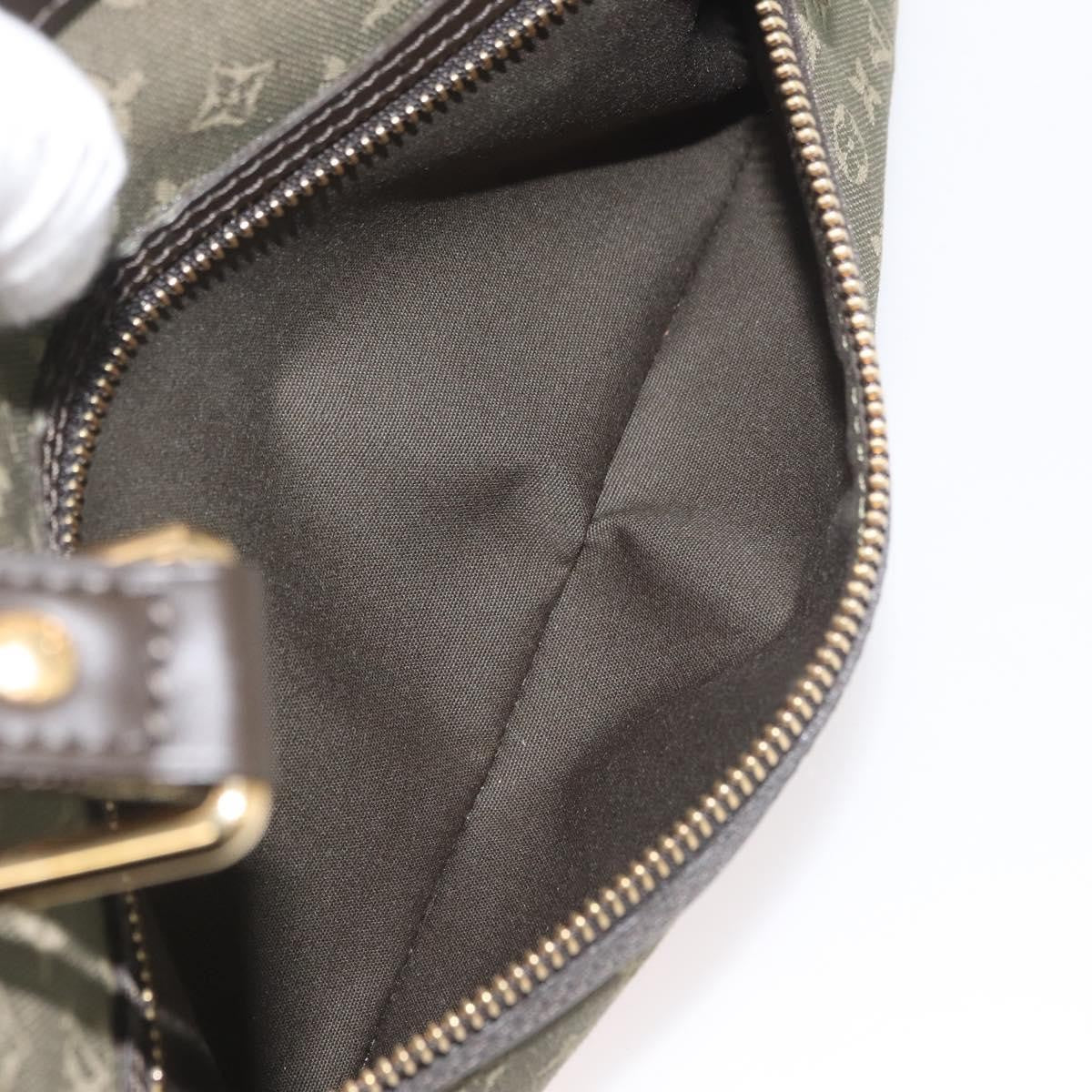 Louis Vuitton Lucille Mini Lin, Khaki, Canvas, Handbag