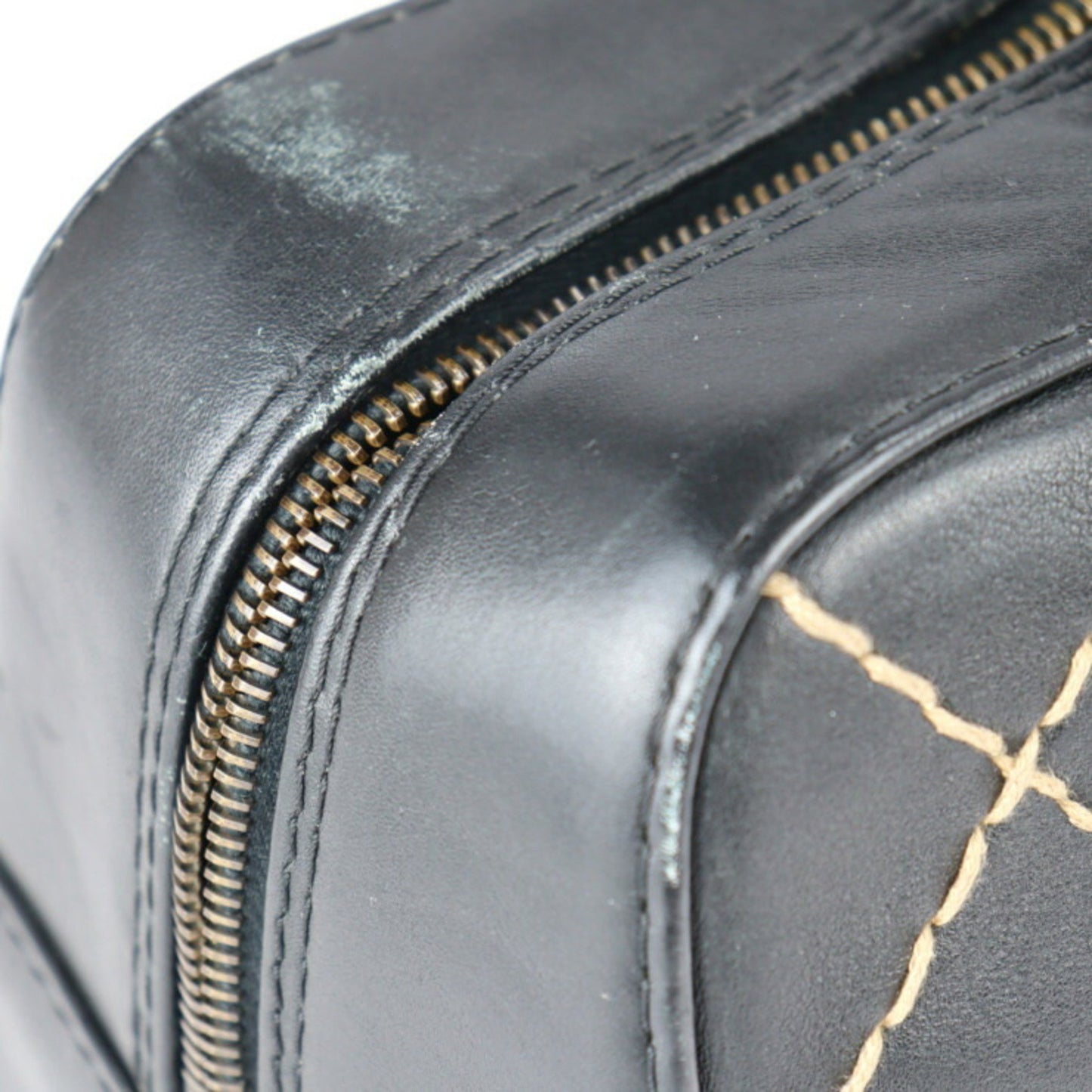 Chanel Bowling, Black, Leather, handbag