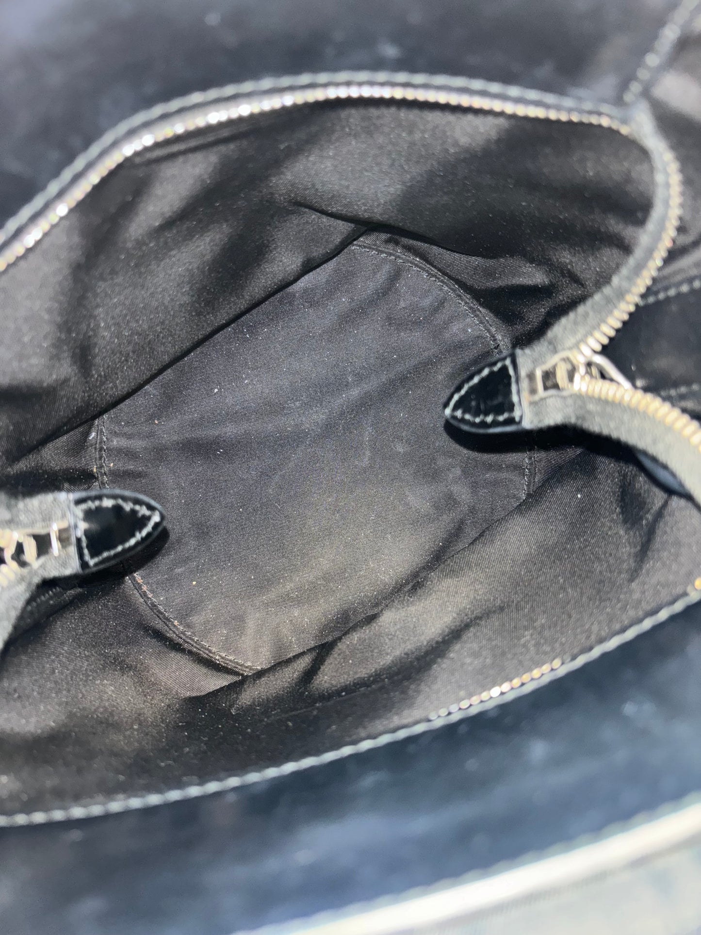 Prada Ouverture Bucket Bag Tessuto, Black, Nylon, Handbag