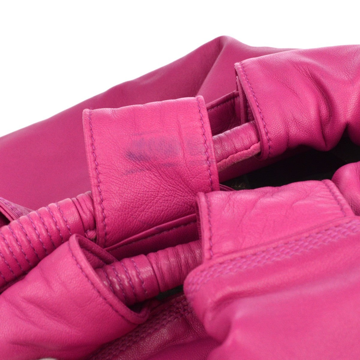 Loewe Anagram Logo Nappa Aire Hand Leather, Pink, Leather, Handbag