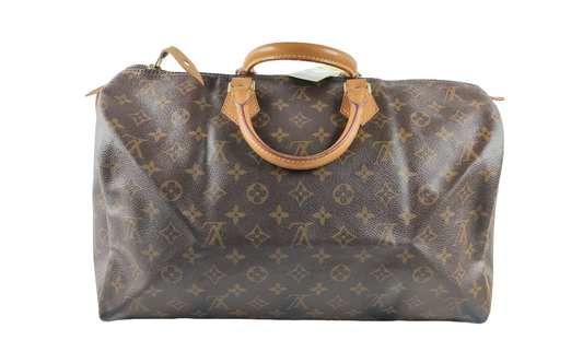 Louis Vuitton Speedy Monogram Canvas, Brown, Canvas, Handbag