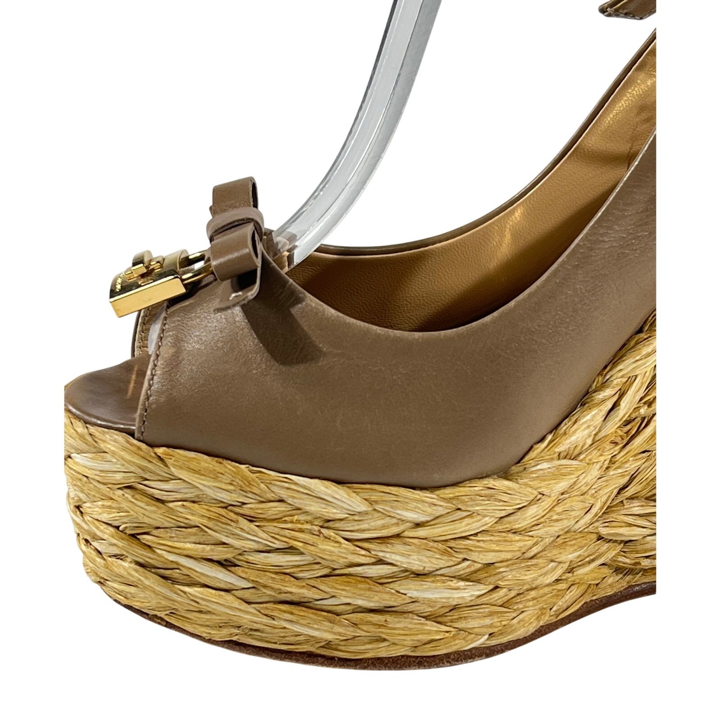 Dolce and Gabbana Espadrille Sandals 6.5 US Tan