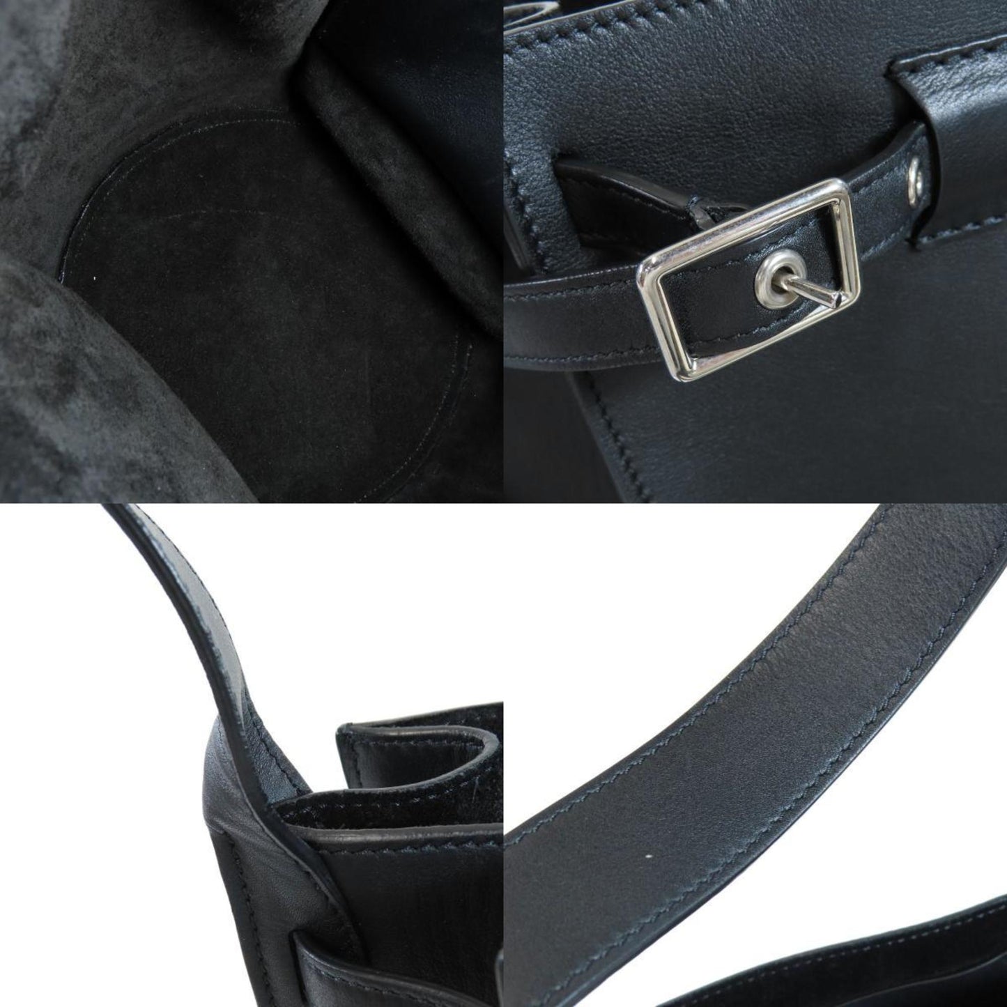 Céline Seau, Black, Leather, shoulder