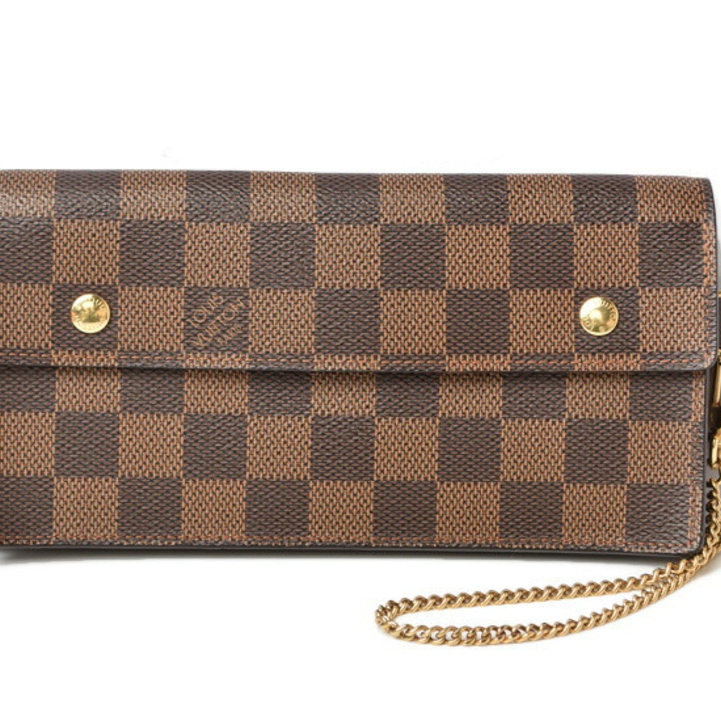 Louis Vuitton Accordeon wallet, Brown, Canvas, wallet