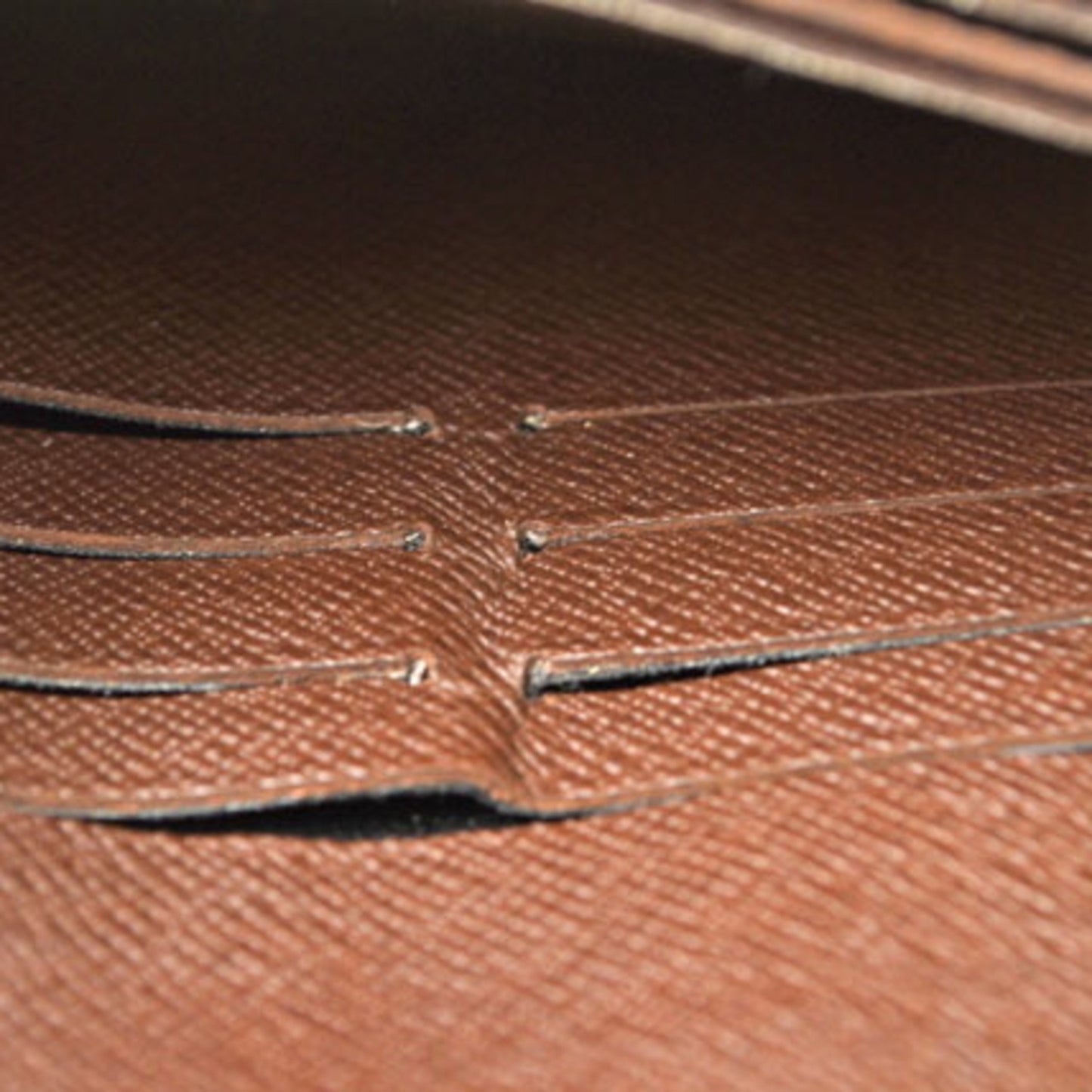 Louis Vuitton Accordeon wallet, Brown, Canvas, wallet