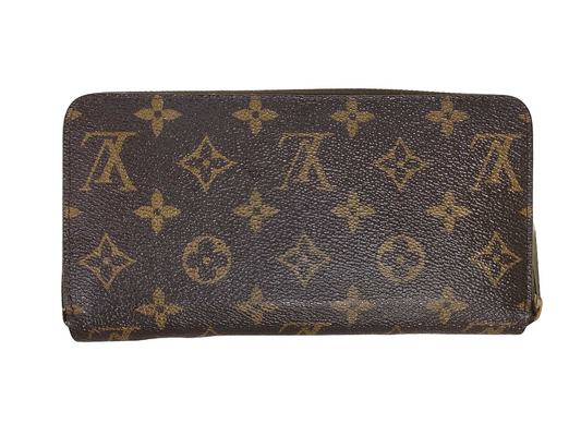 Louis Vuitton Zippy Monogram Canvas, Brown, Canvas, Wallet