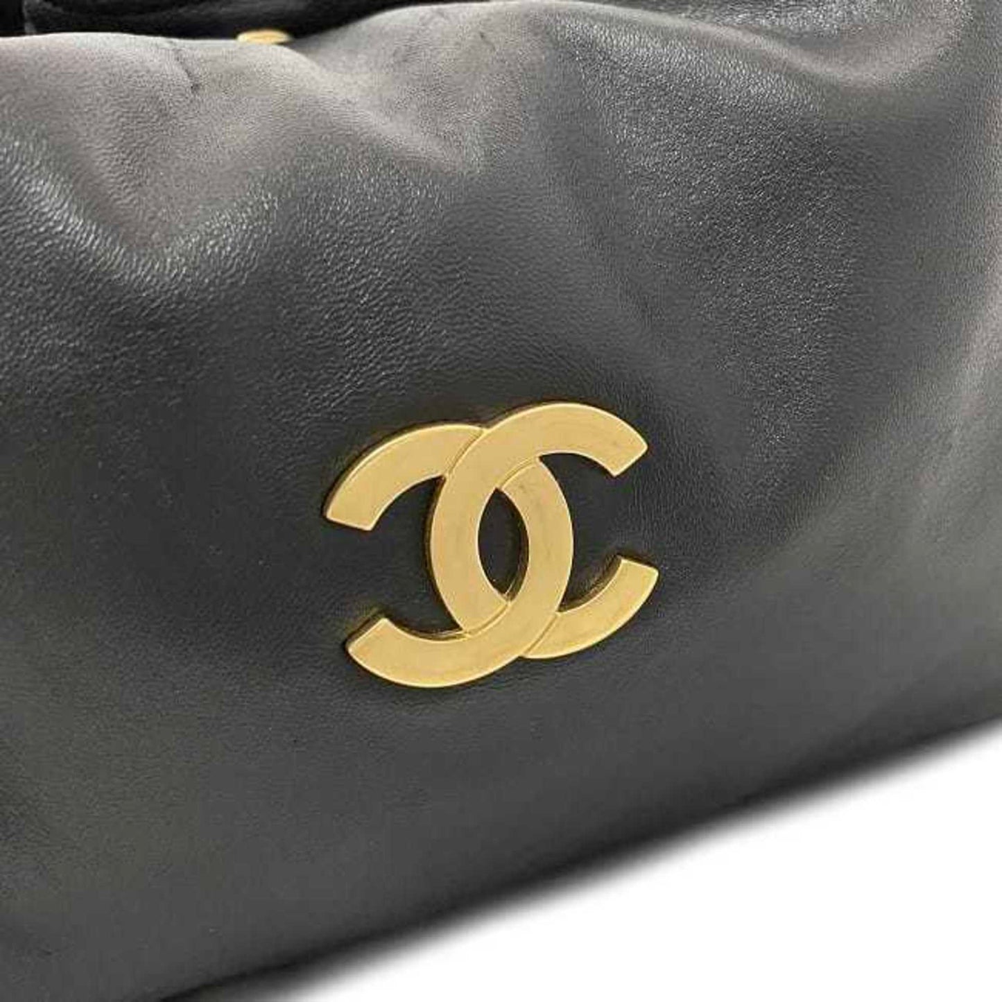 Chanel, Black, Leather, tote