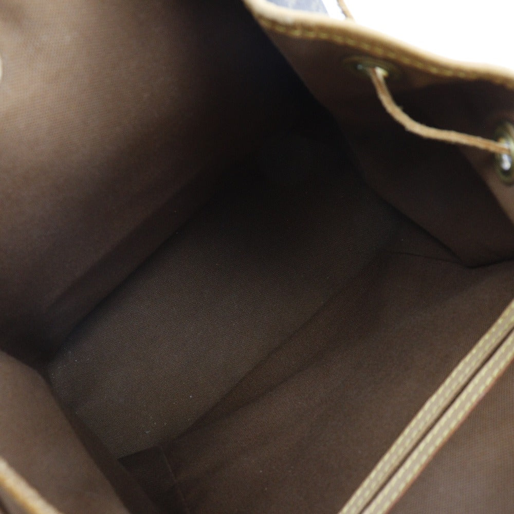 Louis Vuitton Montsouris, Brown, Canvas, backpack