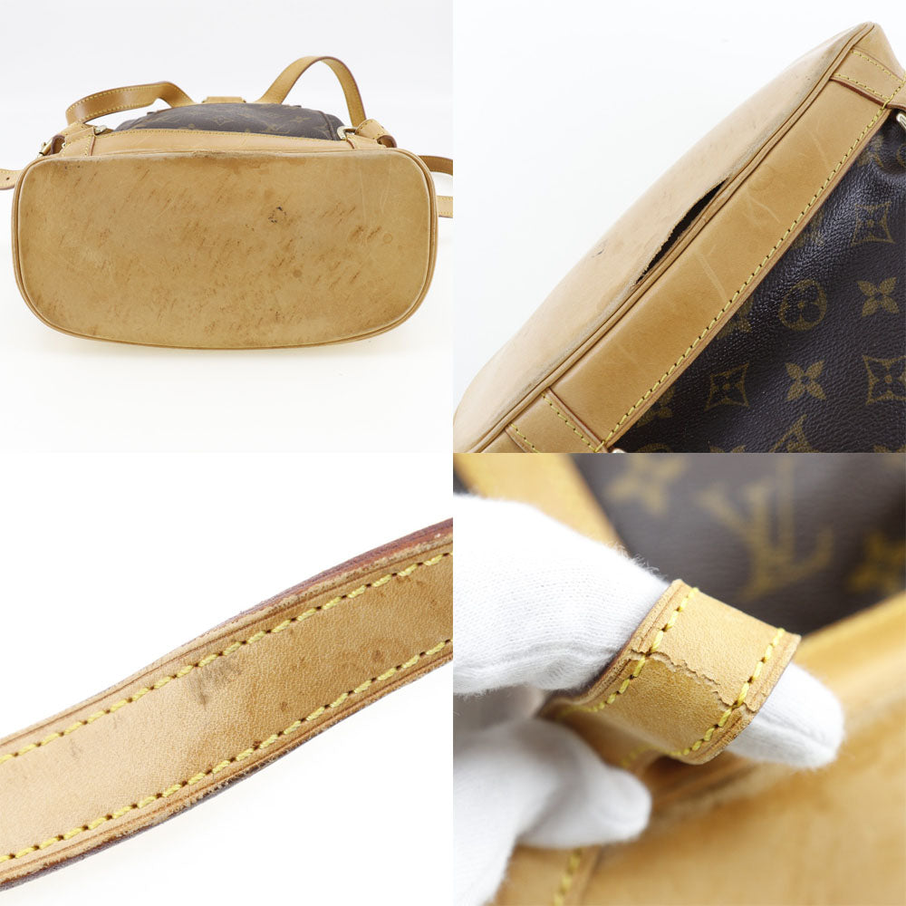 Louis Vuitton Montsouris, Brown, Canvas, backpack