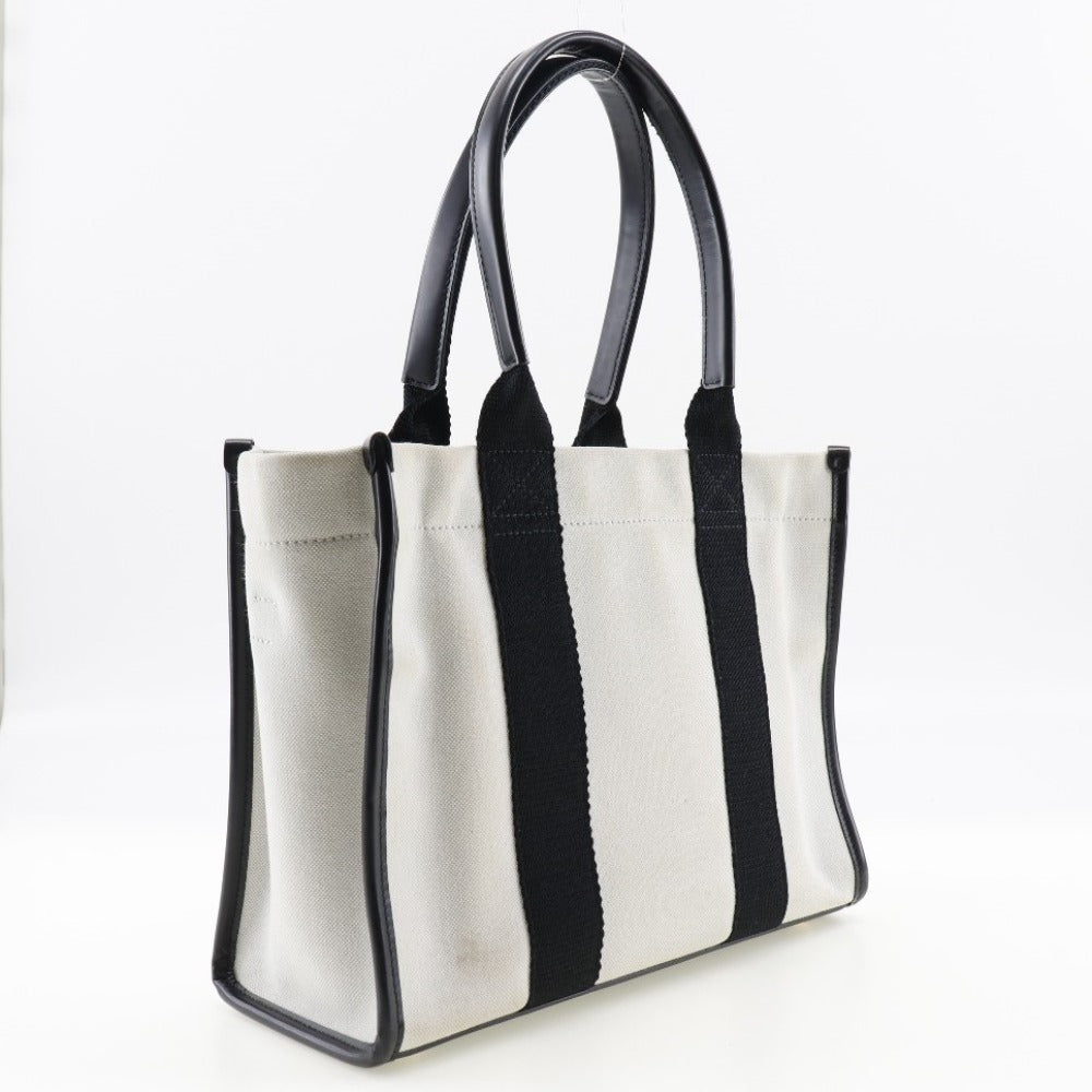 Balenciaga Navy, White, Canvas, handbag