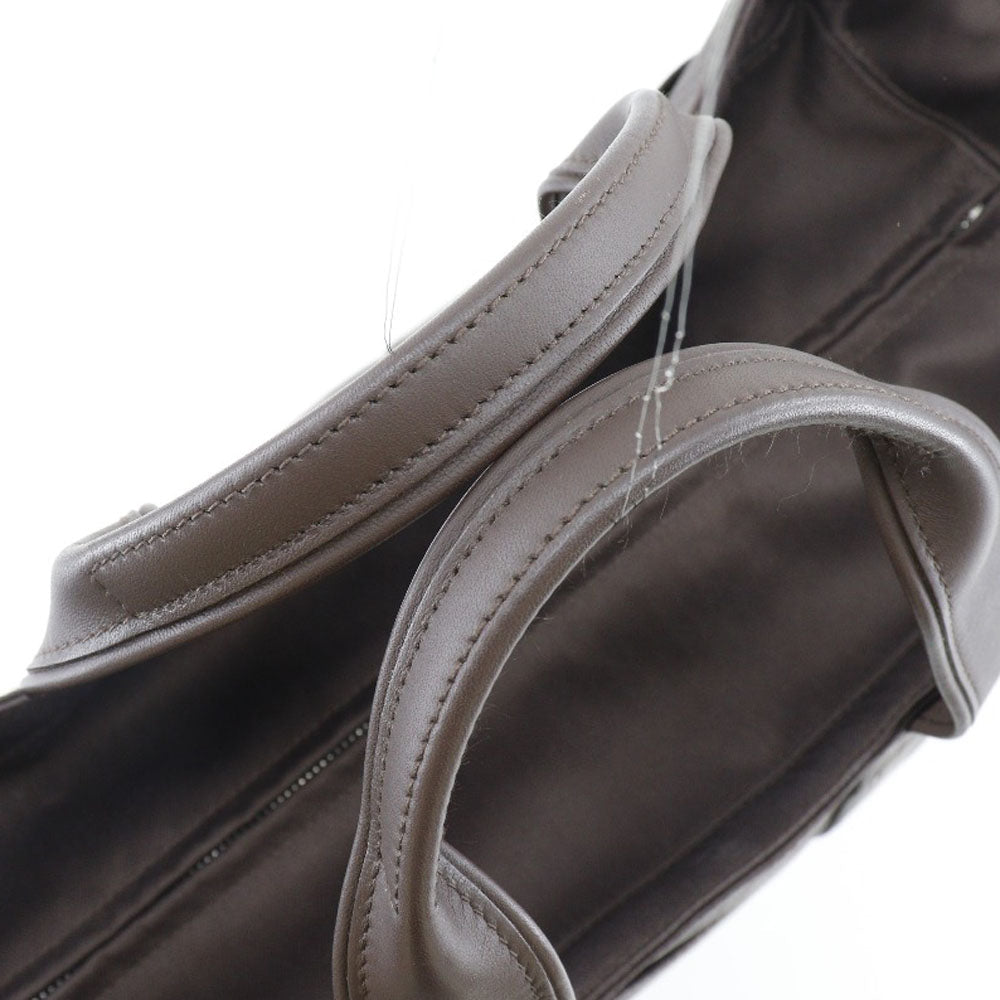 Hermès Acapulco, Brown, Canvas, handbag