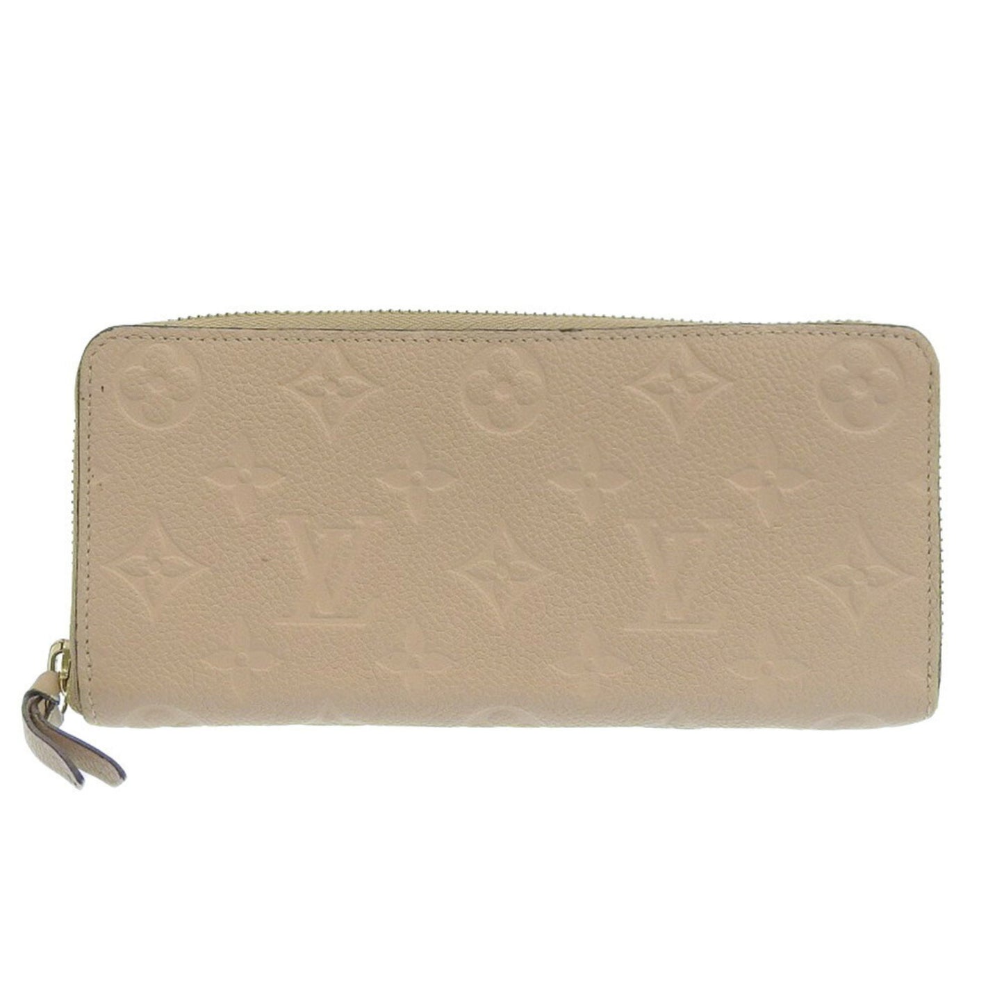 Louis Vuitton Portefeuille zippy, Beige, Canvas, wallet