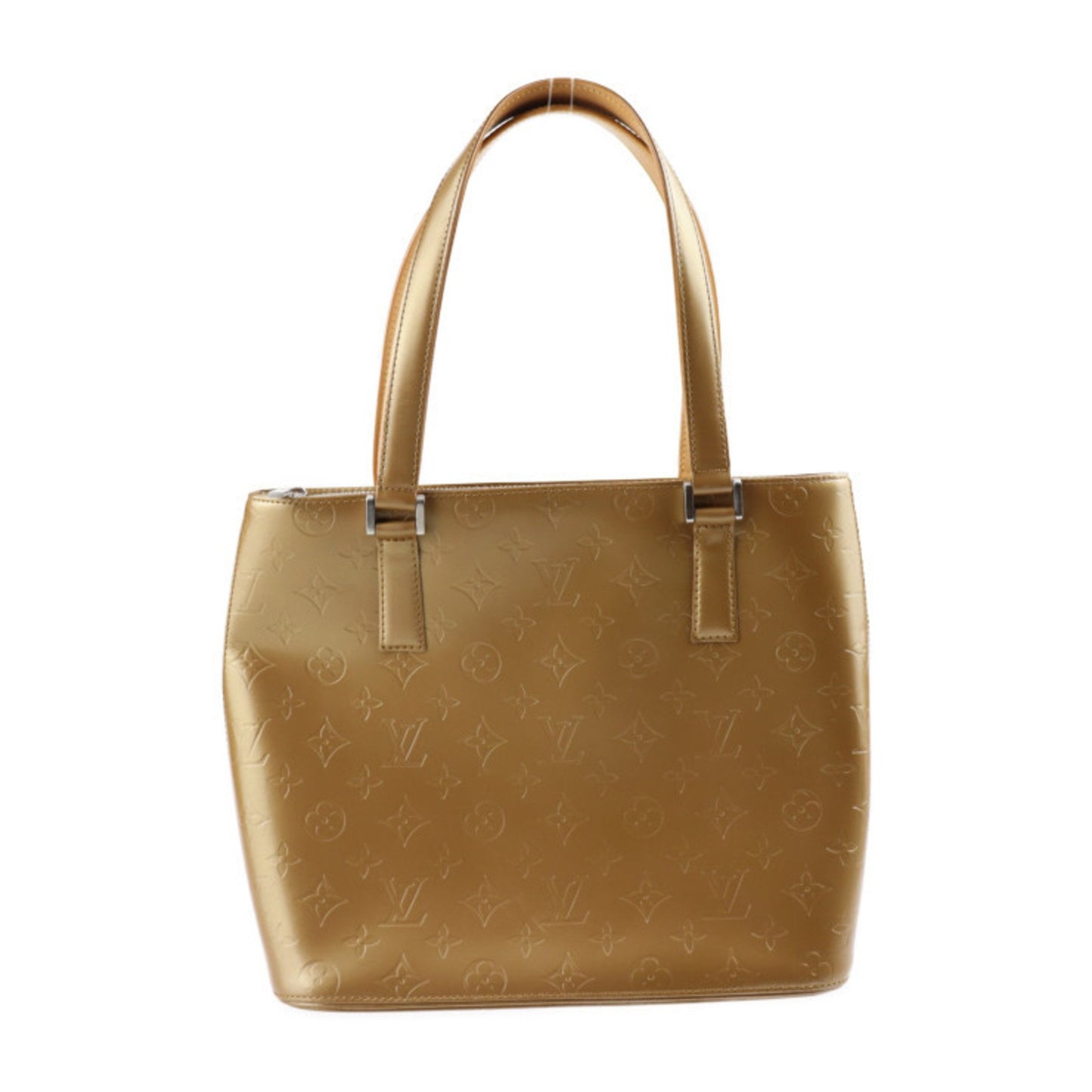 Louis Vuitton Stockton, Brown, Canvas, shoulder