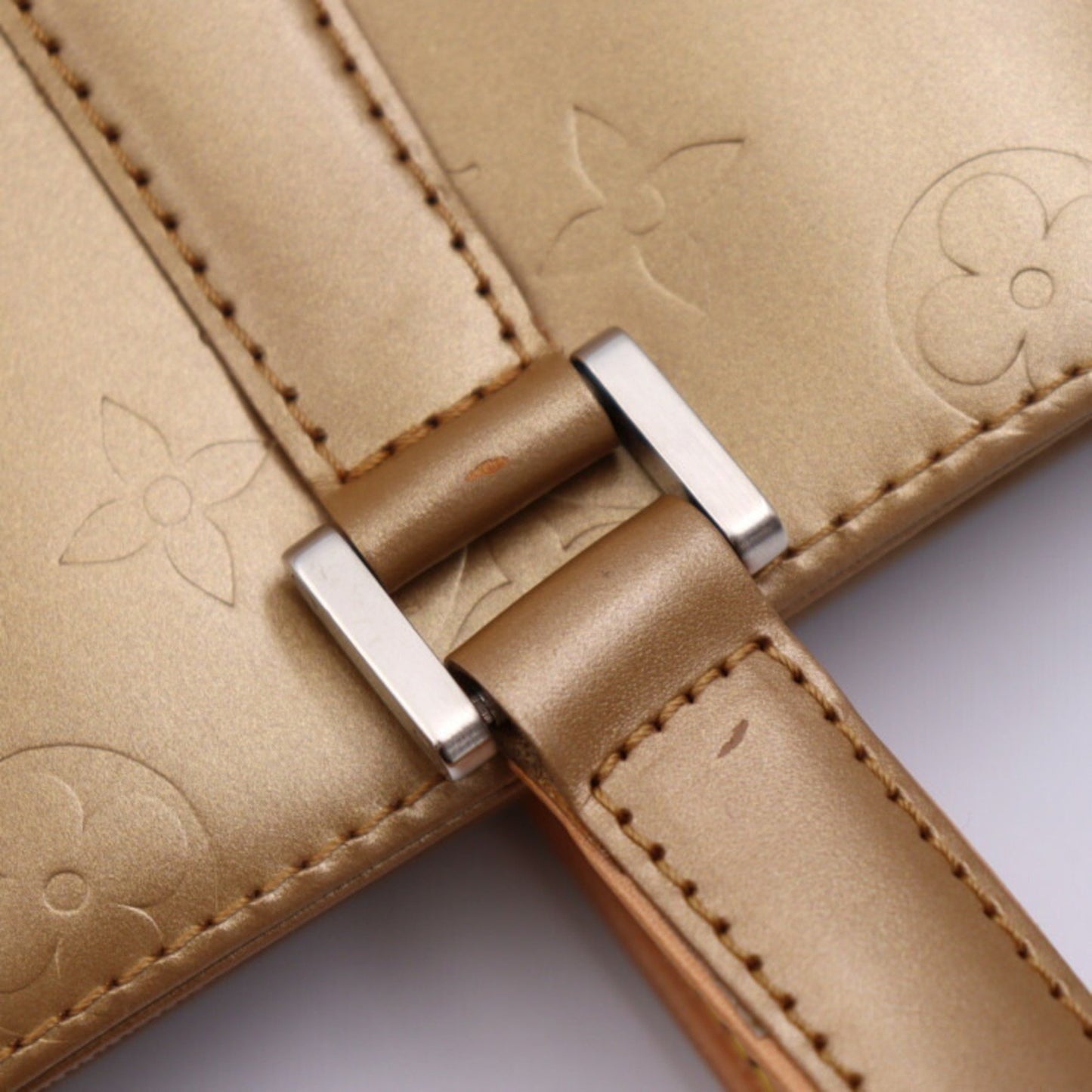 Louis Vuitton Stockton, Brown, Canvas, shoulder