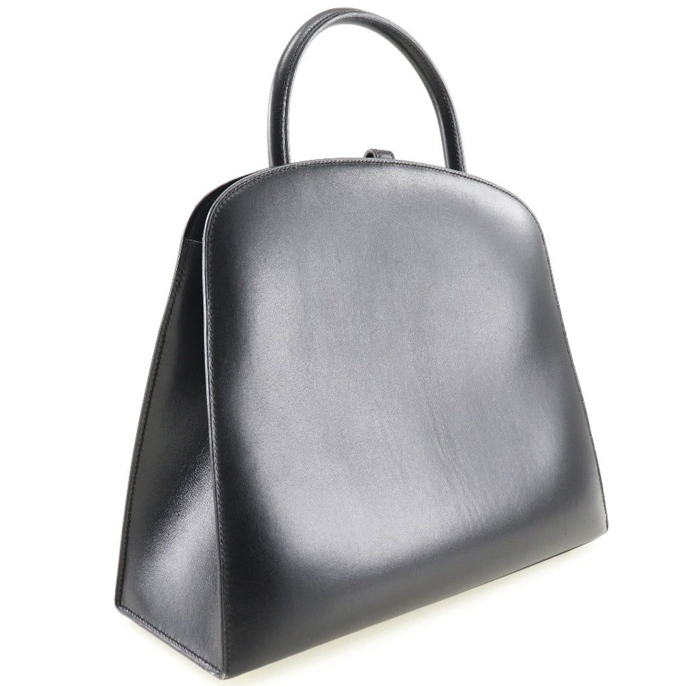 Hermès Dalvy, Black, Leather, handbag