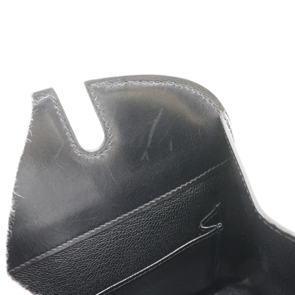 Hermès Dalvy, Black, Leather, handbag