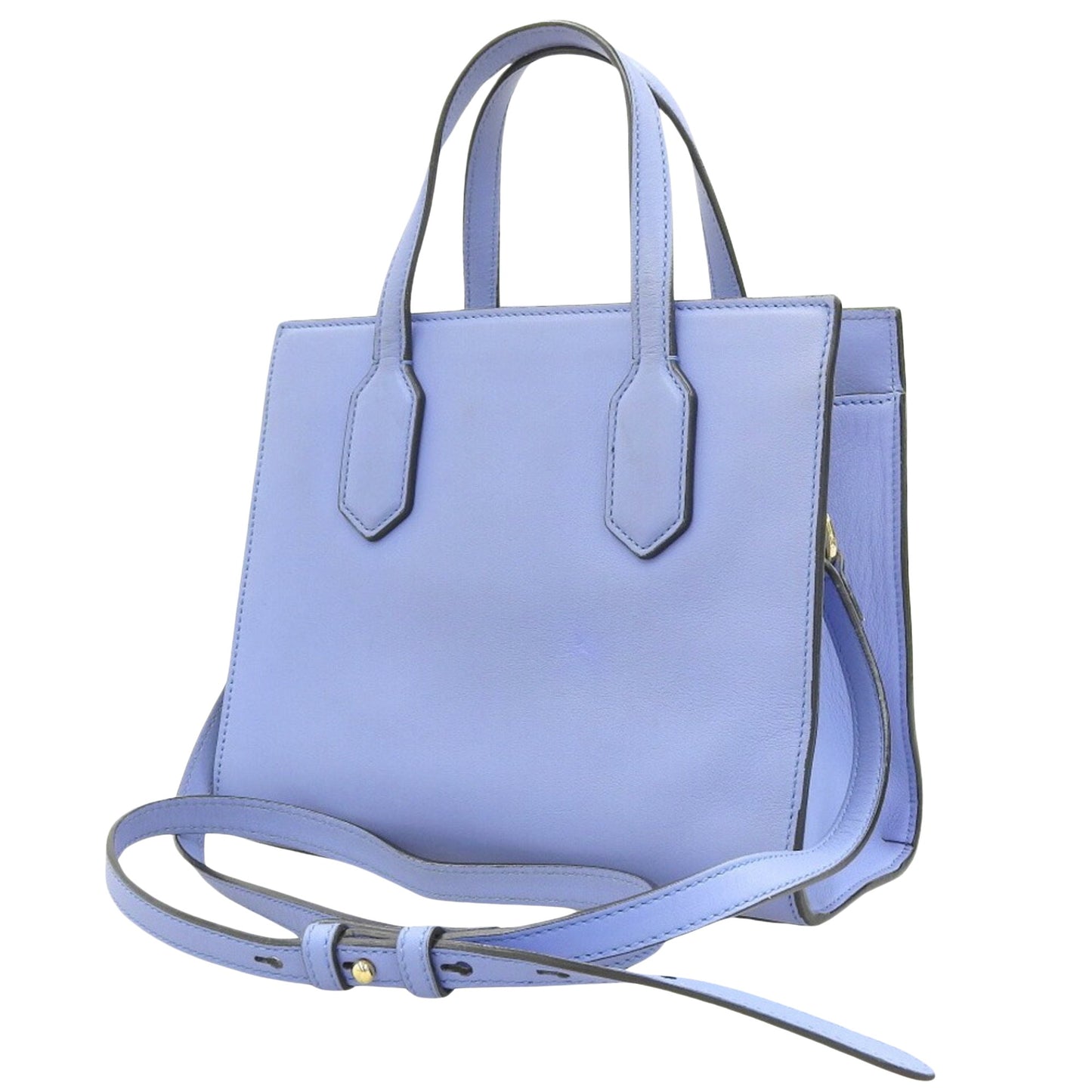 Gucci Ribbon, Blue, Leather, handbag