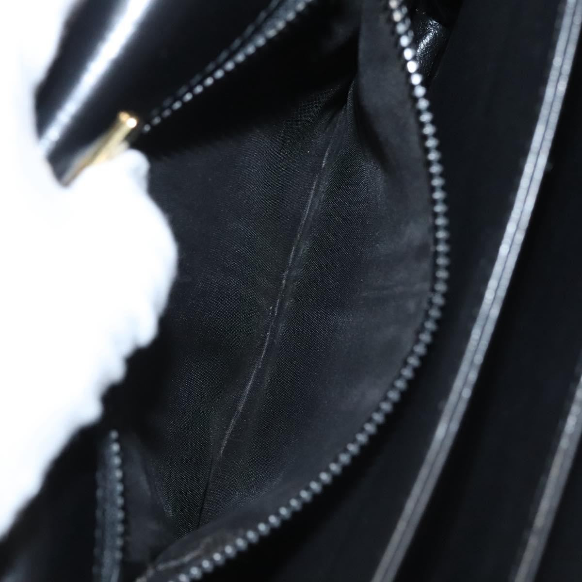 Bally Vintage Leather, Black, Leather, Shoulder Bag