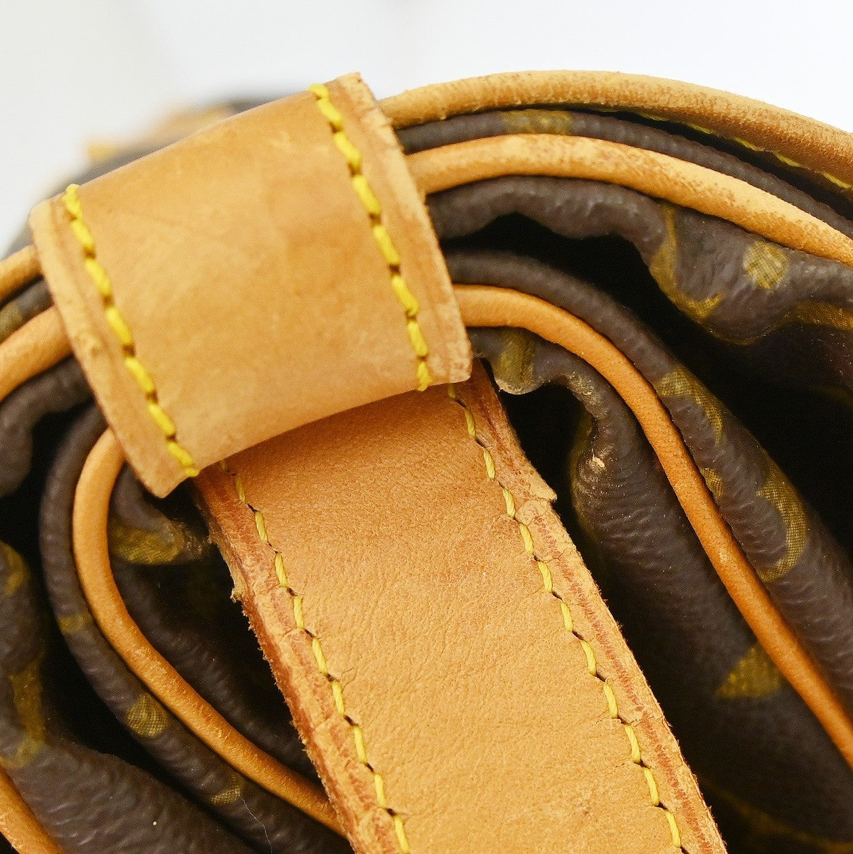 Louis Vuitton Saumur Monogram, Brown, Canvas, Shoulder Bag