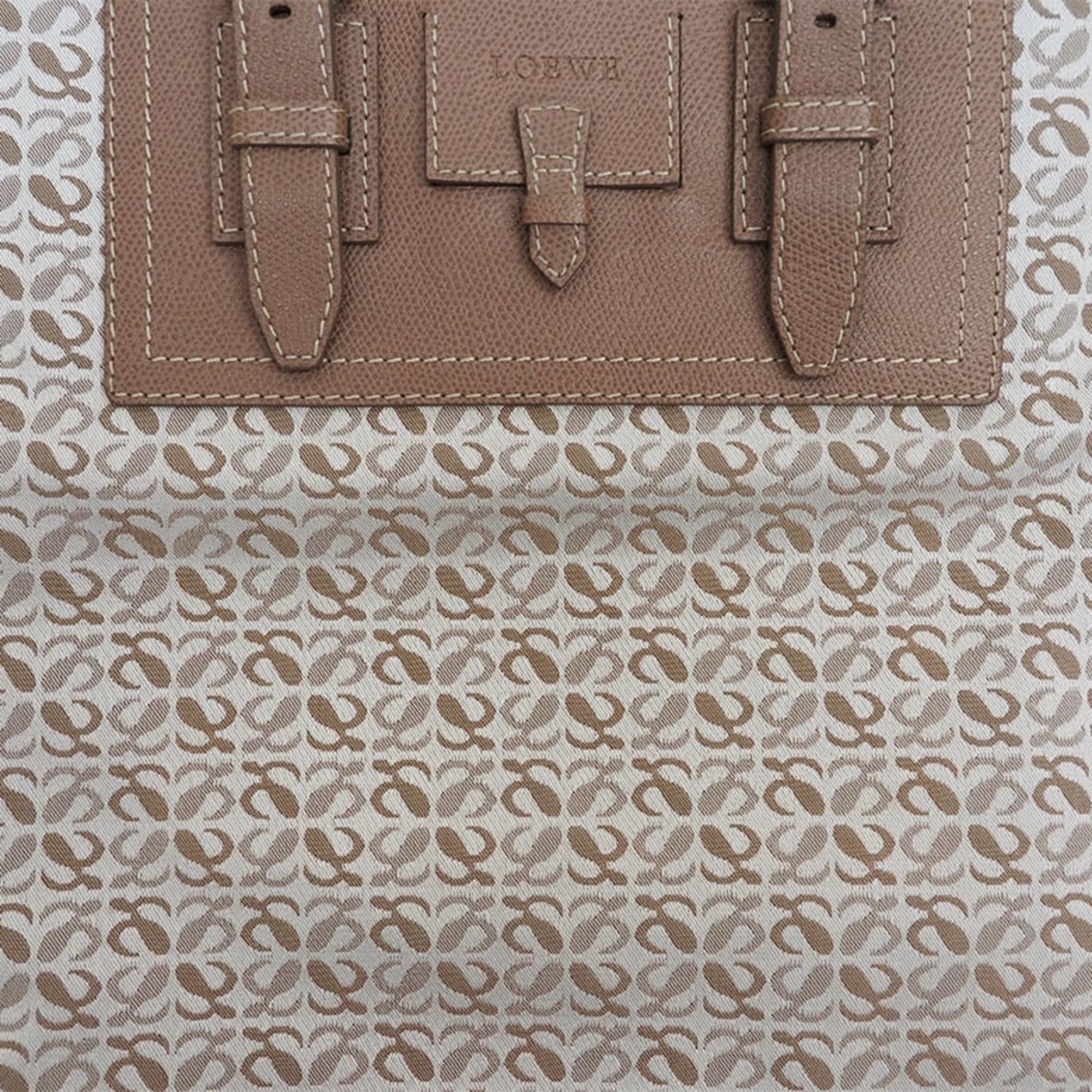 Loewe, Beige, Canvas, tote