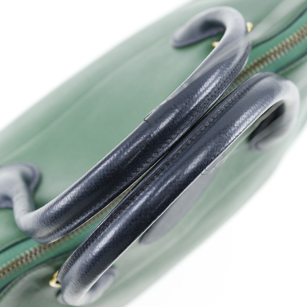 Hermès Bolide, Green, Leather, handbag
