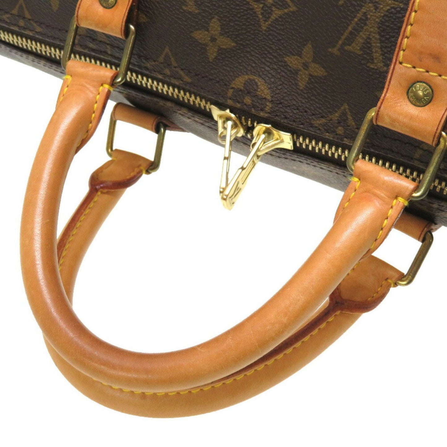 Louis Vuitton Keepall 50, Brown, Canvas, travel