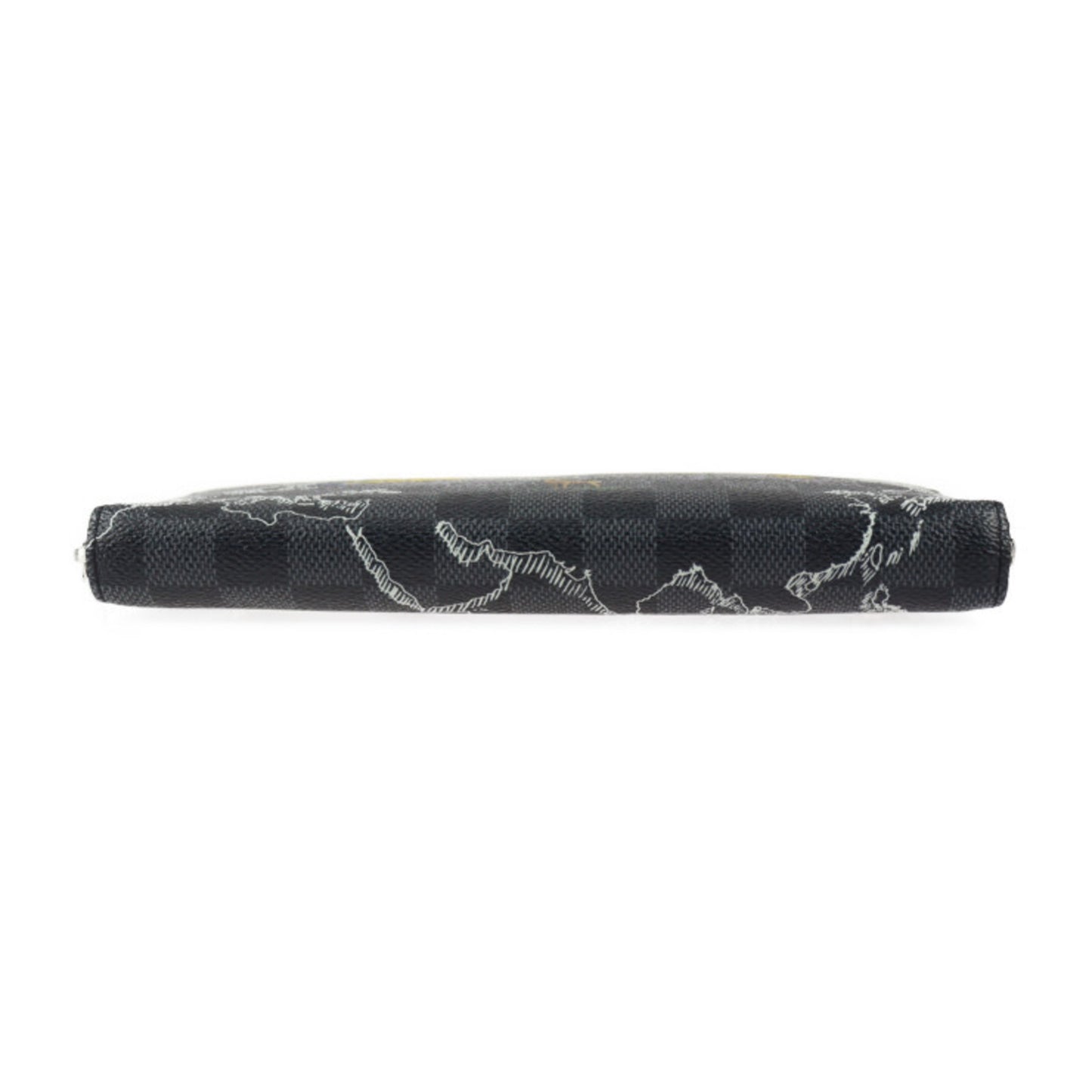 Louis Vuitton Zippy organizer, Black, Canvas, wallet