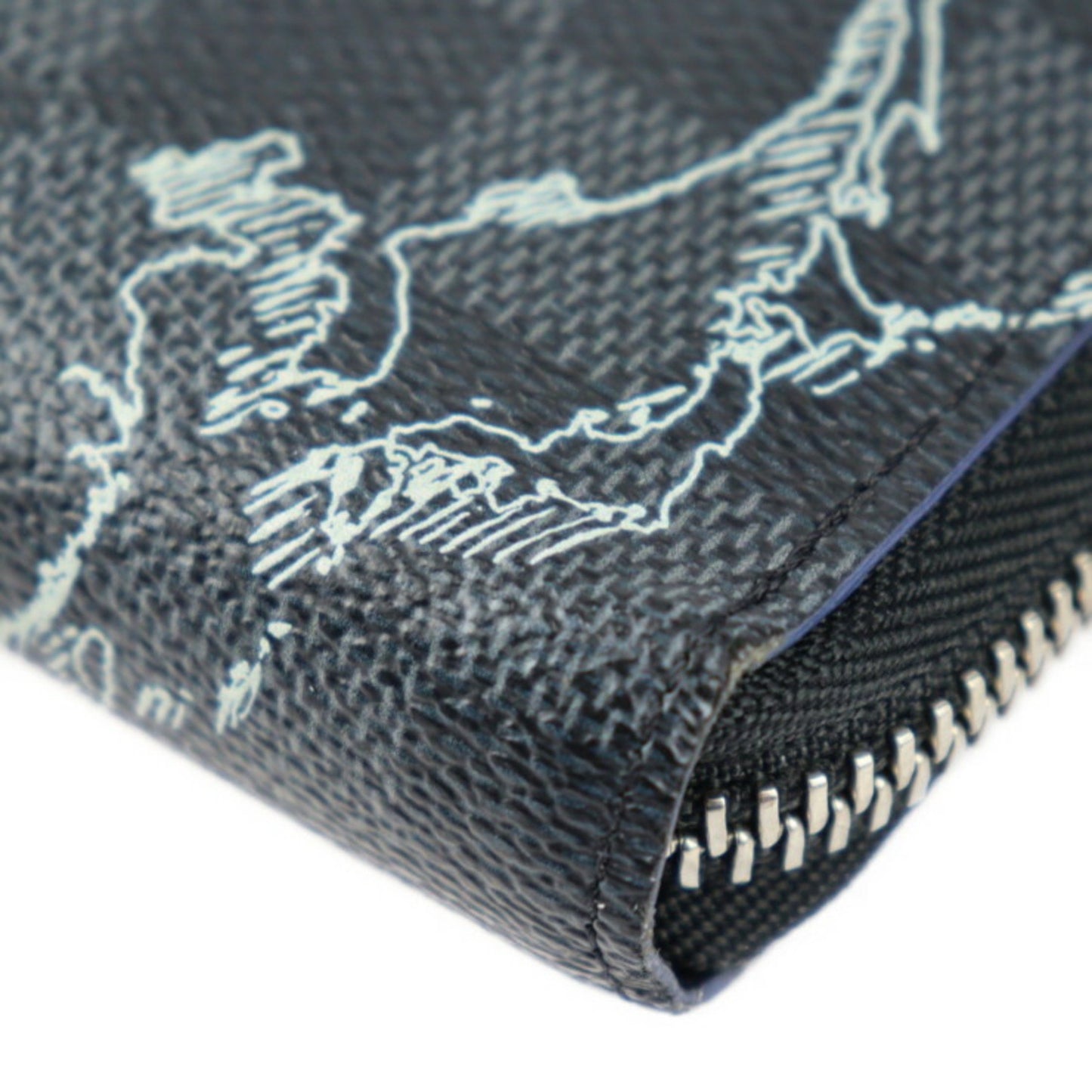 Louis Vuitton Zippy organizer, Black, Canvas, wallet