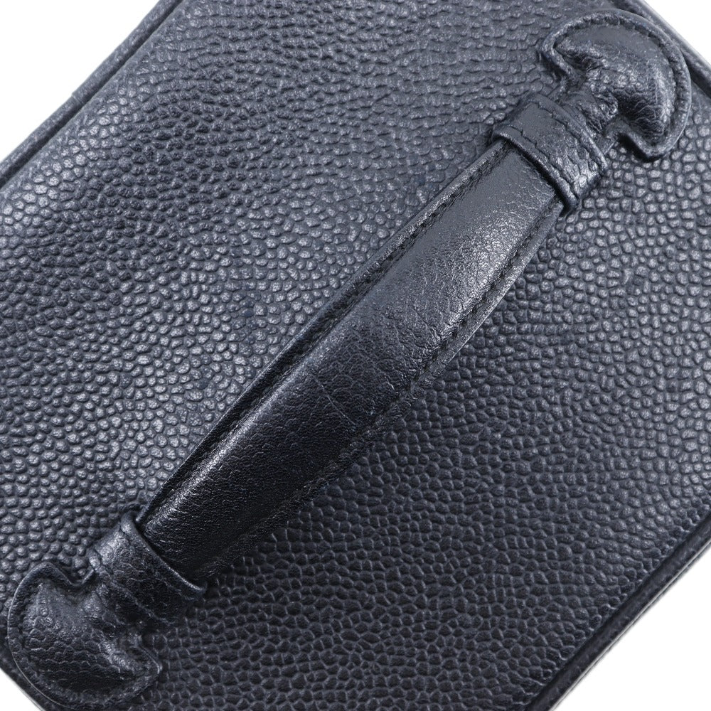 Chanel Vanity, Black, Leather, handbag